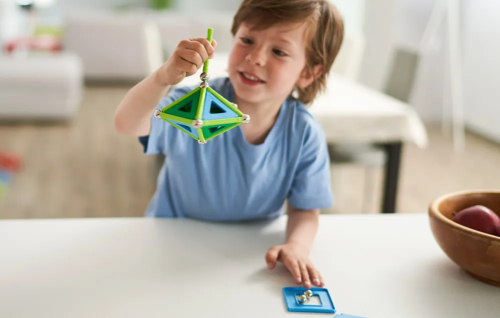 Klocki magnetyczne Classic Panels Recycled 52 elementy GEOMAG GEO-471