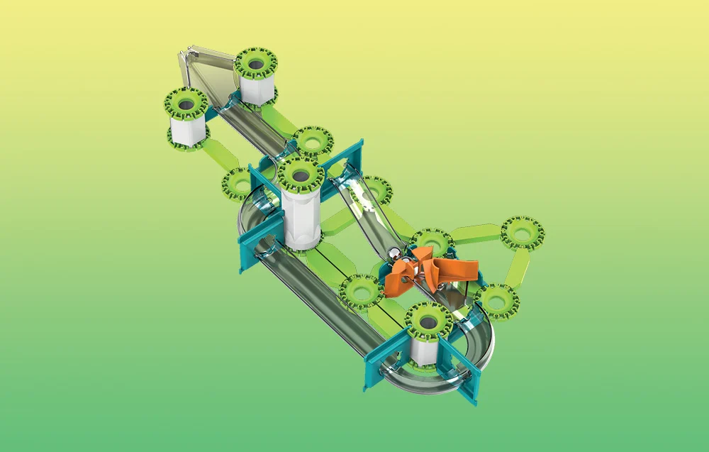 Klocki magnetyczne Mechanics Gravity RE Combo Starter Set Hero GEOMAG GEO-757