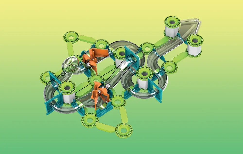 Klocki magnetyczne Mechanics Gravity RE Combo Starter Set Hero GEOMAG GEO-757