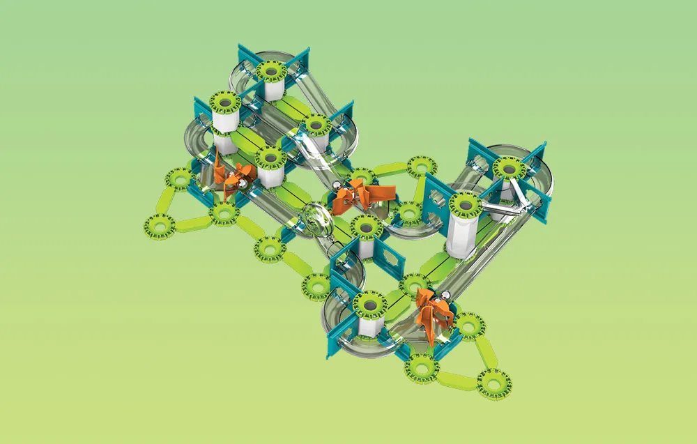 Klocki magnetyczne Mechanics Gravity Loops&Turns 130 elementów GEOMAG GEO-763