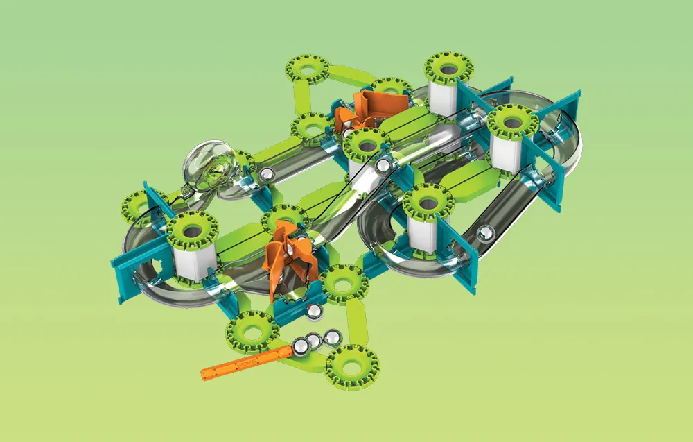 Klocki magnetyczne Mechanics Gravity Loops&Turns 130 elementów GEOMAG GEO-763