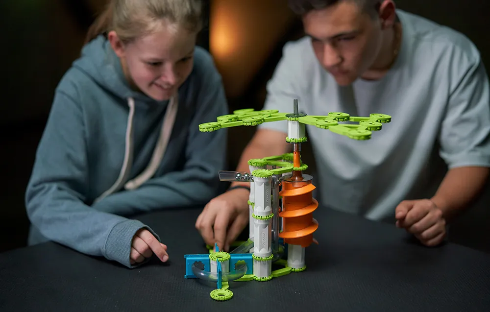 Klocki magnetyczne Mechanics Gravity RE Vertical Motor 183 elementów GEOMAG GEO-764