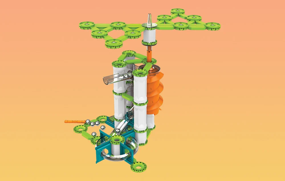 Klocki magnetyczne Mechanics Gravity RE Vertical Motor 183 elementów GEOMAG GEO-764
