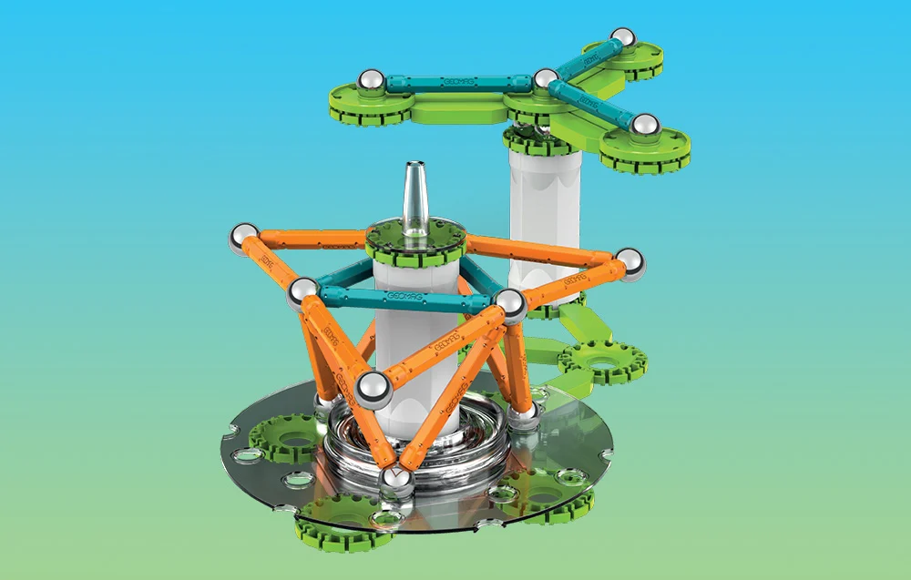 Klocki magnetyczne Mechanics Motion Magnetic Gears 96 elementów GEOMAG GEO-767