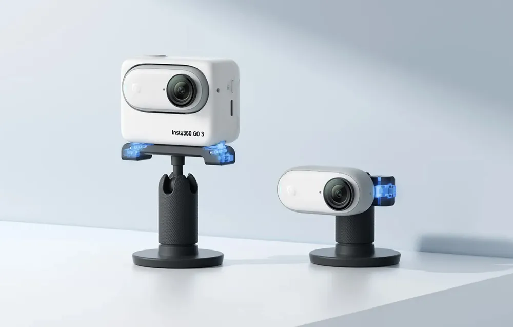 Mocowanie kulowe z szybkozłączką do kamery Insta360 GO 3 samoprzylepne