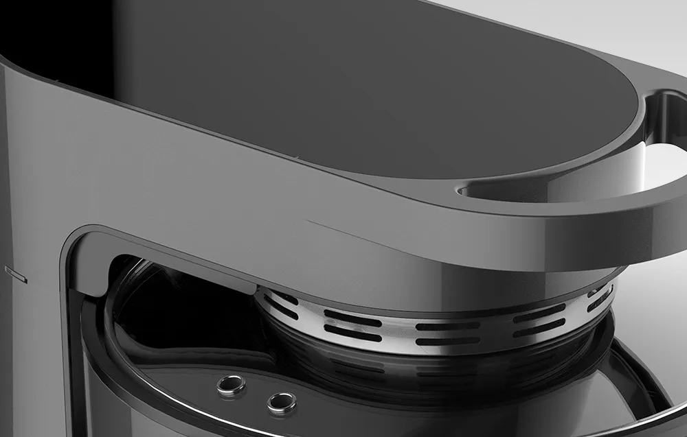 Frytkownica beztłuszczowa z funkcją grilla LEACCO 5,5L 1500W AF015