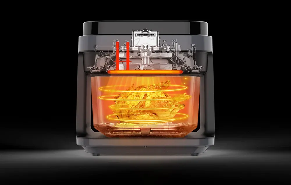 Frytkownica beztłuszczowa LEACCO 5,5L 1350W AF018