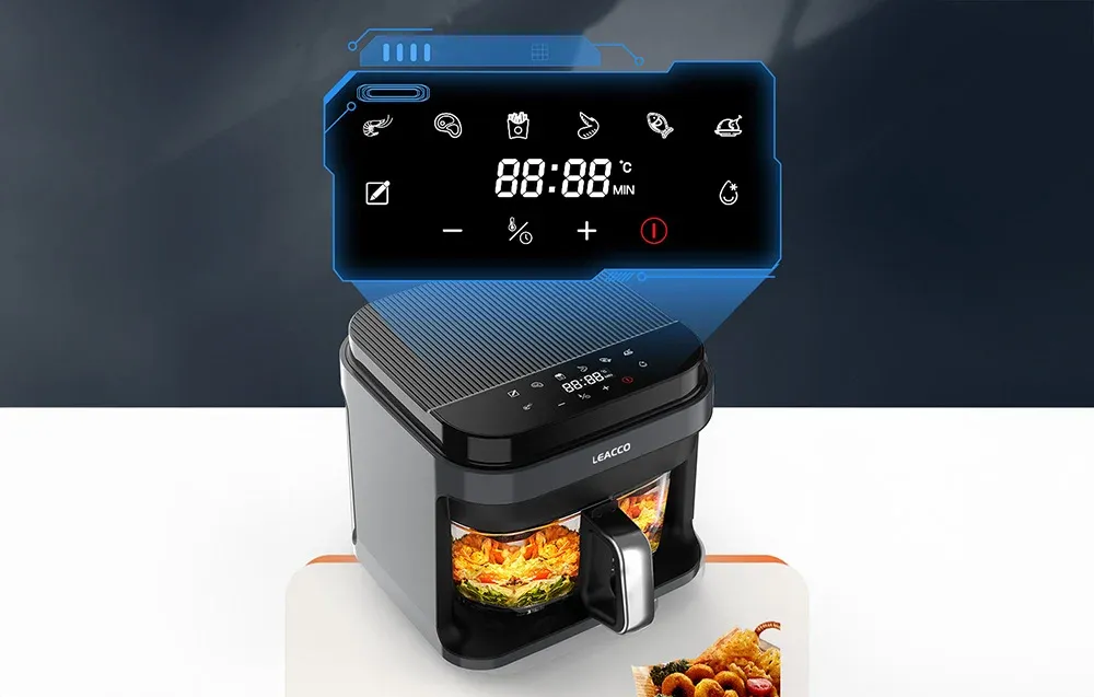 Frytkownica beztłuszczowa LEACCO 5,5L 1350W AF018