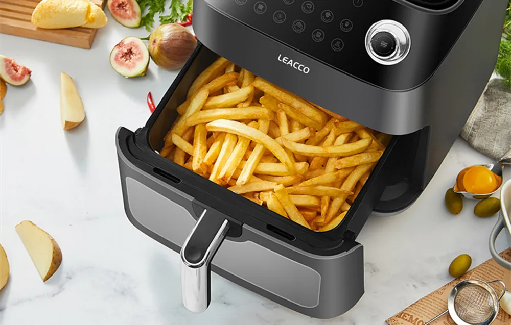 Frytkownica beztłuszczowa LEACCO 4,5L 1350W AF020