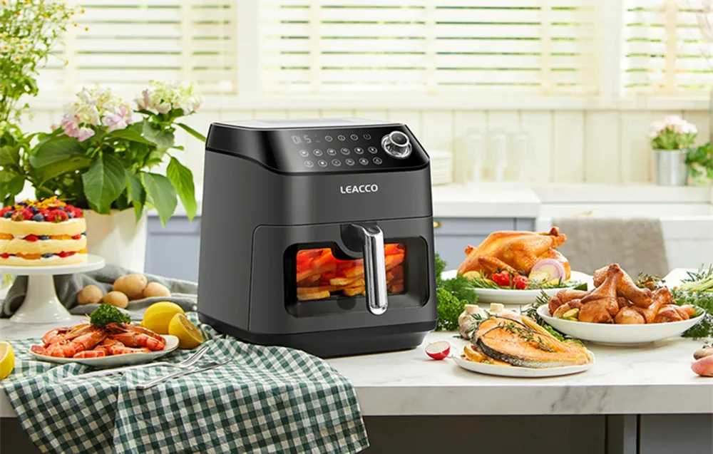 Frytkownica beztłuszczowa LEACCO 4,5L 1350W AF020