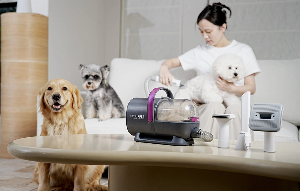 Zestaw do pielęgnacji sierści zwierząt Petkit AirClipper 5w1