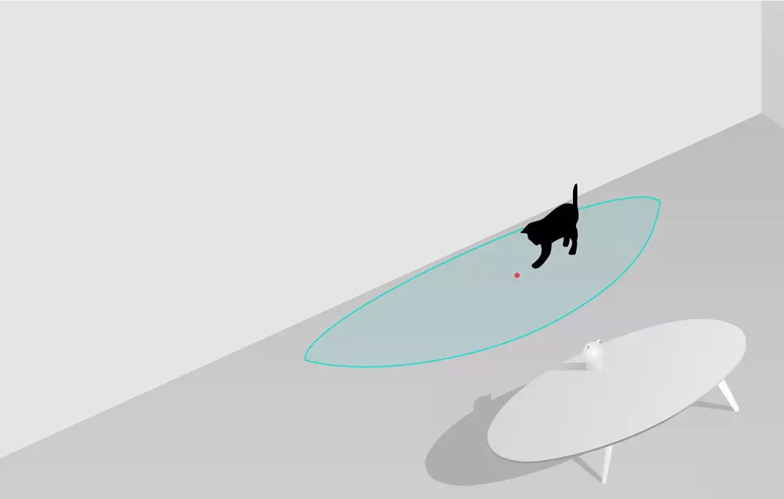 inteligentny laser do zabawy dla psa / kota Petoneer Smart Dot