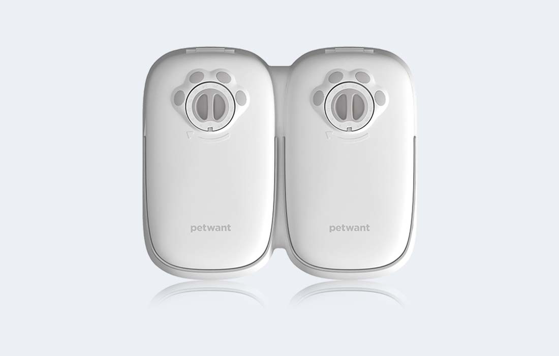 Inteligentny dozownik karmy 2-komorowy PetWant F7