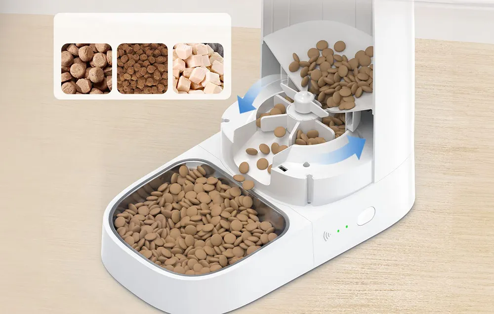 Inteligentny dozownik karmy Rojeco 4L Automatic Pet Feeder WiFi Version with Single Bowl