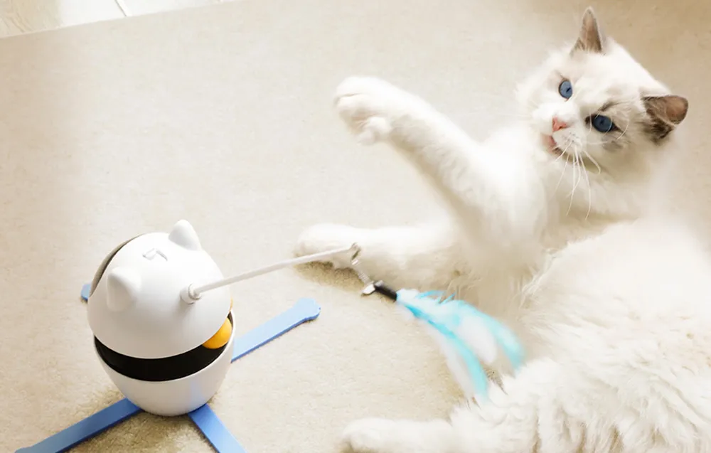 Interaktywna zabawka dla kotów Rojeco 3w1