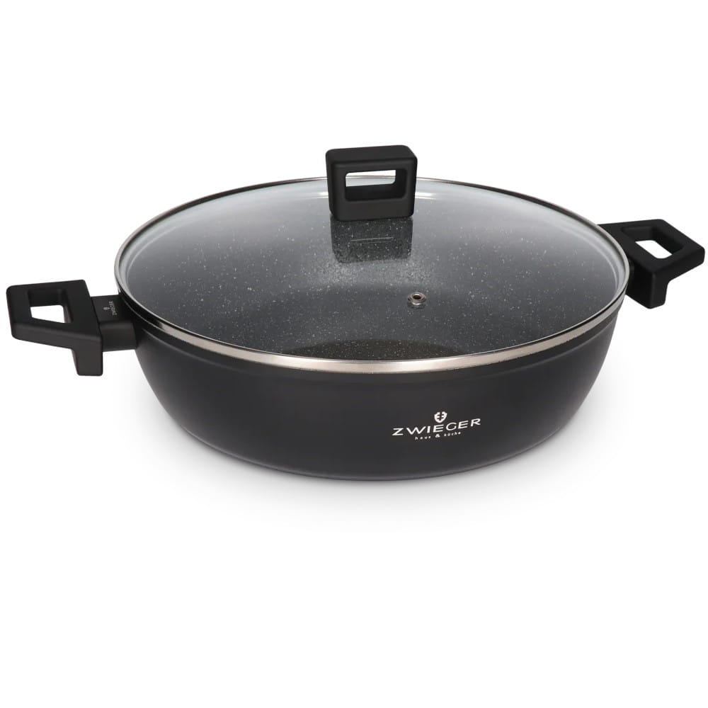 Zwieger Garnek płaski z pokrywką 28 cm Forte 