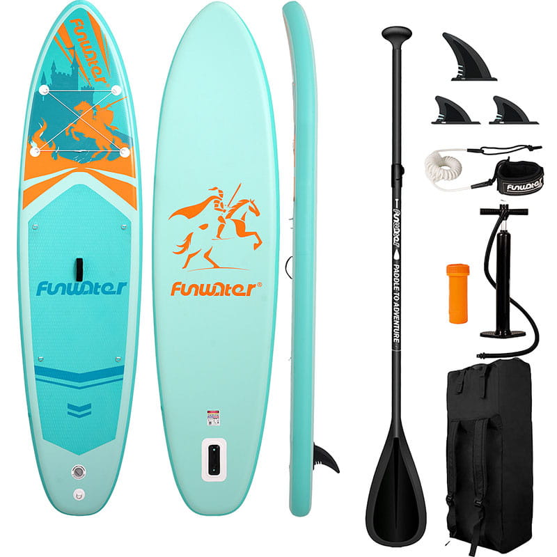 Deska do pływania SUP FunWater SUPFW70A turkusowy