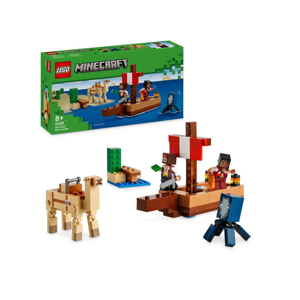 LEGO Minecraft Rejs statkiem pirackim 21259 